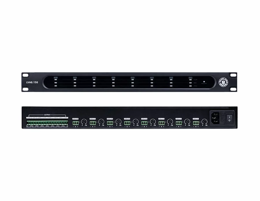 TOPP PRO LVA8.150 Power Amplifikatör 8x130W/4-ohm