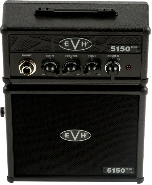 EVH 5150III Micro Stack Stealth Black Gitar Amfisi