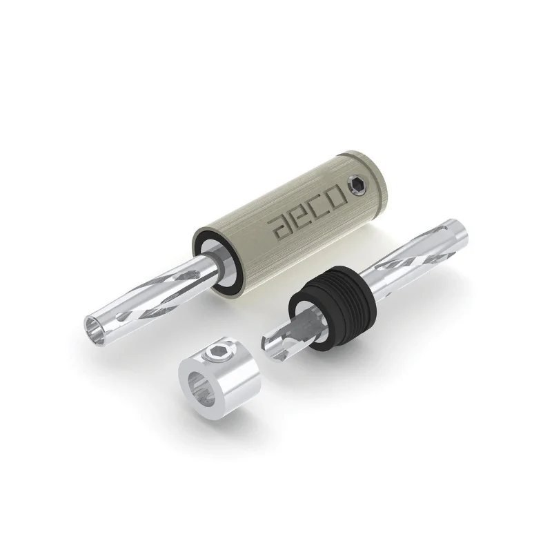 AECO ABP 1111S Silver Banana Plug 4 Adet Fiyatıdır