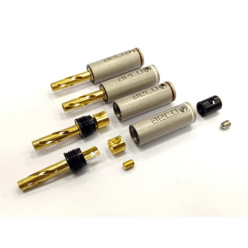 AECO ABP 1111G Gold Banana Plug 4 adet Fiyatıdır