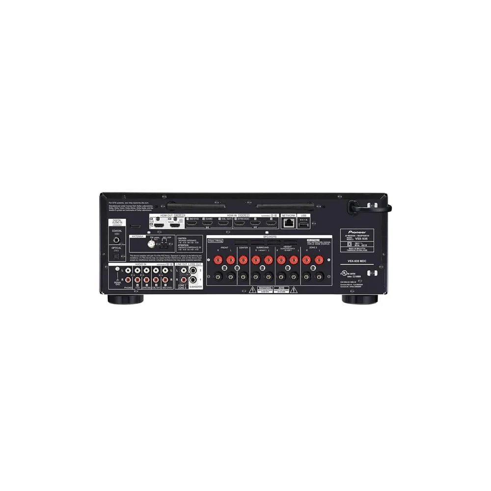Pioneer VSX 935 7.2 Kanal Ev Sinema Power Amplifier 7x80W