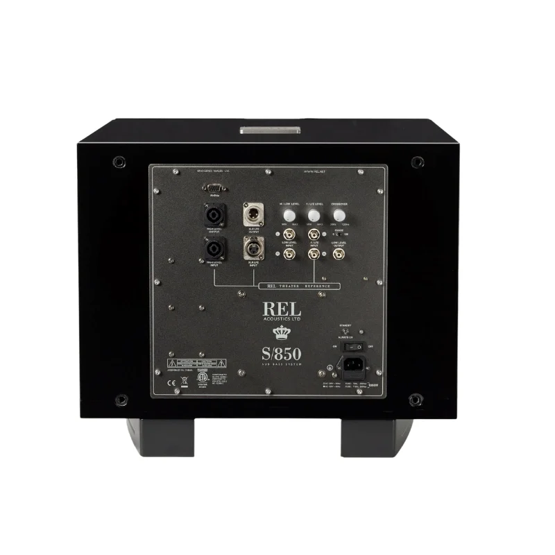REL S/850 Subwoofer Siyah Grill