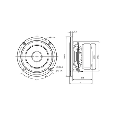 SB Acoustics SB12MNRX2-25-4 / NOREX