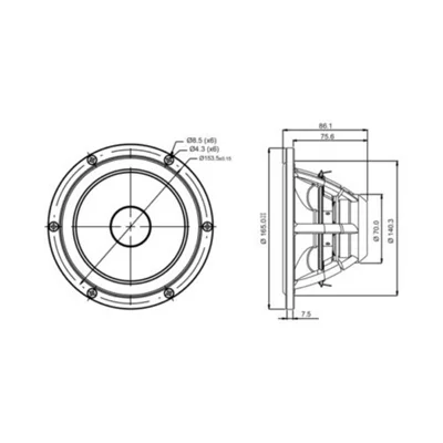 SB Acoustics SATORI MR16P-4 Midrange