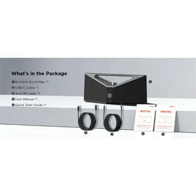 Bugani BRIEF PRO | Partybox Bluetooth Hoparlör 160W Black