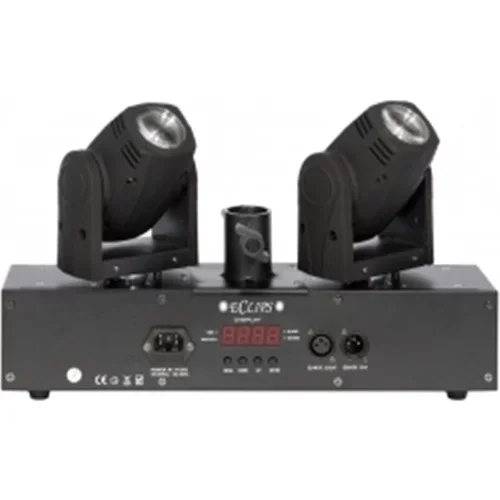 Eclips DUO BEAM W Mini Beam Moving Head, 2X10W, Dmx/Ses/Auto
