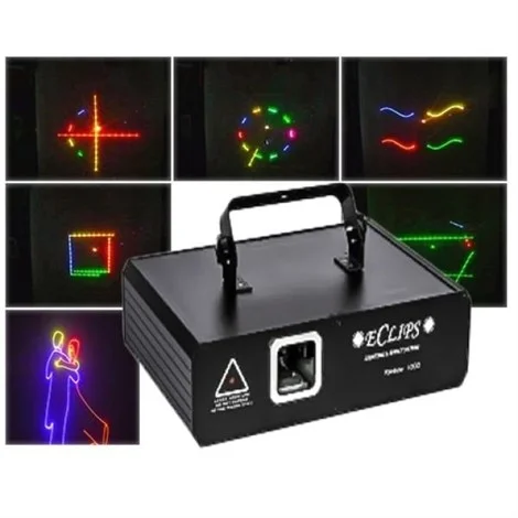 Eclips RAINBOW 1000 1W 7 Renk Yazı Ve Animasyon Lazer