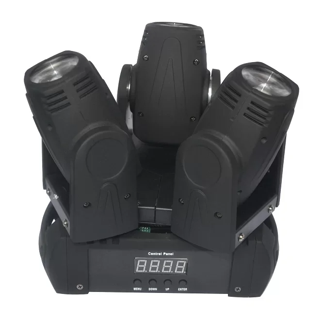 Eclips TRIO BEAM W Mini Beam Moving Head, 3X10W Beyaz Led, Dmx/Ses/Auto