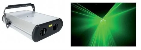Eclips TWIN 60 2X60Mw Yeşil Lazer, 200 Efekt, Dmx/Ses Kontrol