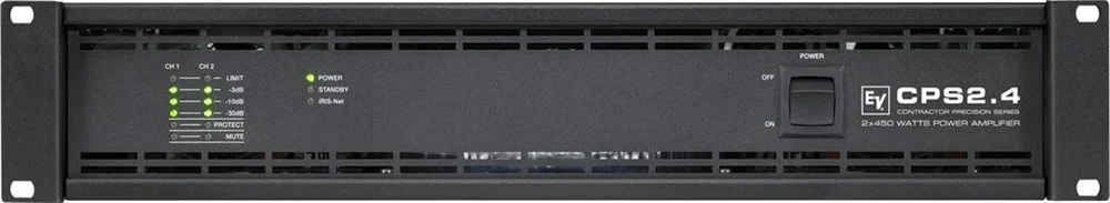 Electro-Voice Cps-2.4 Iı Kurulum için Power Amplifikatör, 2X400W/4-ohm, 2U,
