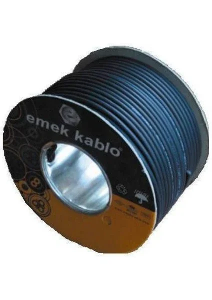 Emek EK-106A 1x0,22 Mono Mikrofon Kablo (100 metrelik rulo)