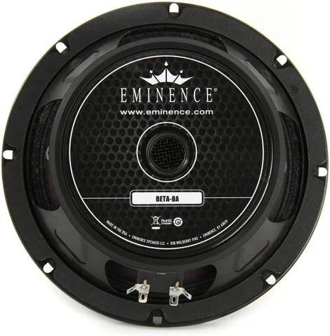 Eminence Beta 8 Midrange Hoparlör, 8" 225W, 78 Hz - 4,5 Khz