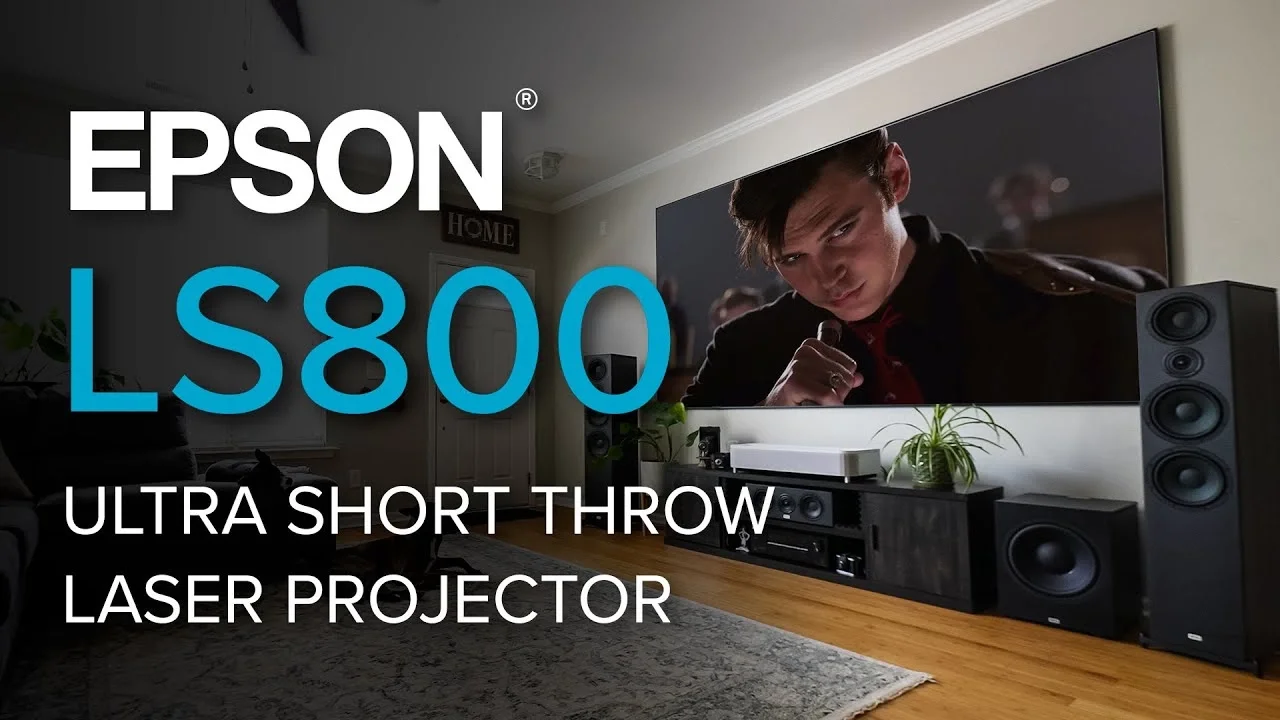 Epson EH-LS800W 4000 Lümen Süper Ultra Kısa Mesafe Android Lazer 4K Projeksiyon Cihazı