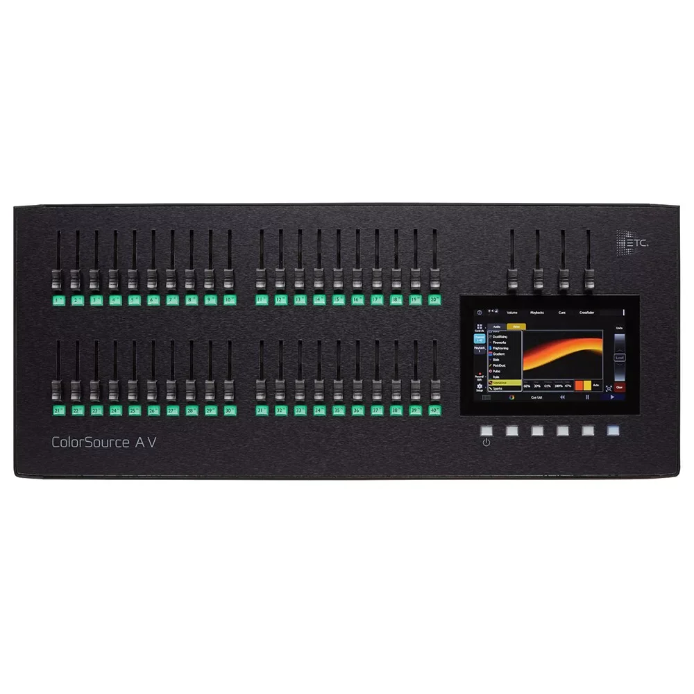 ETC Colorsource 40-AV Console, 40 Faders, 80 kanals , Network, Audio, And Video