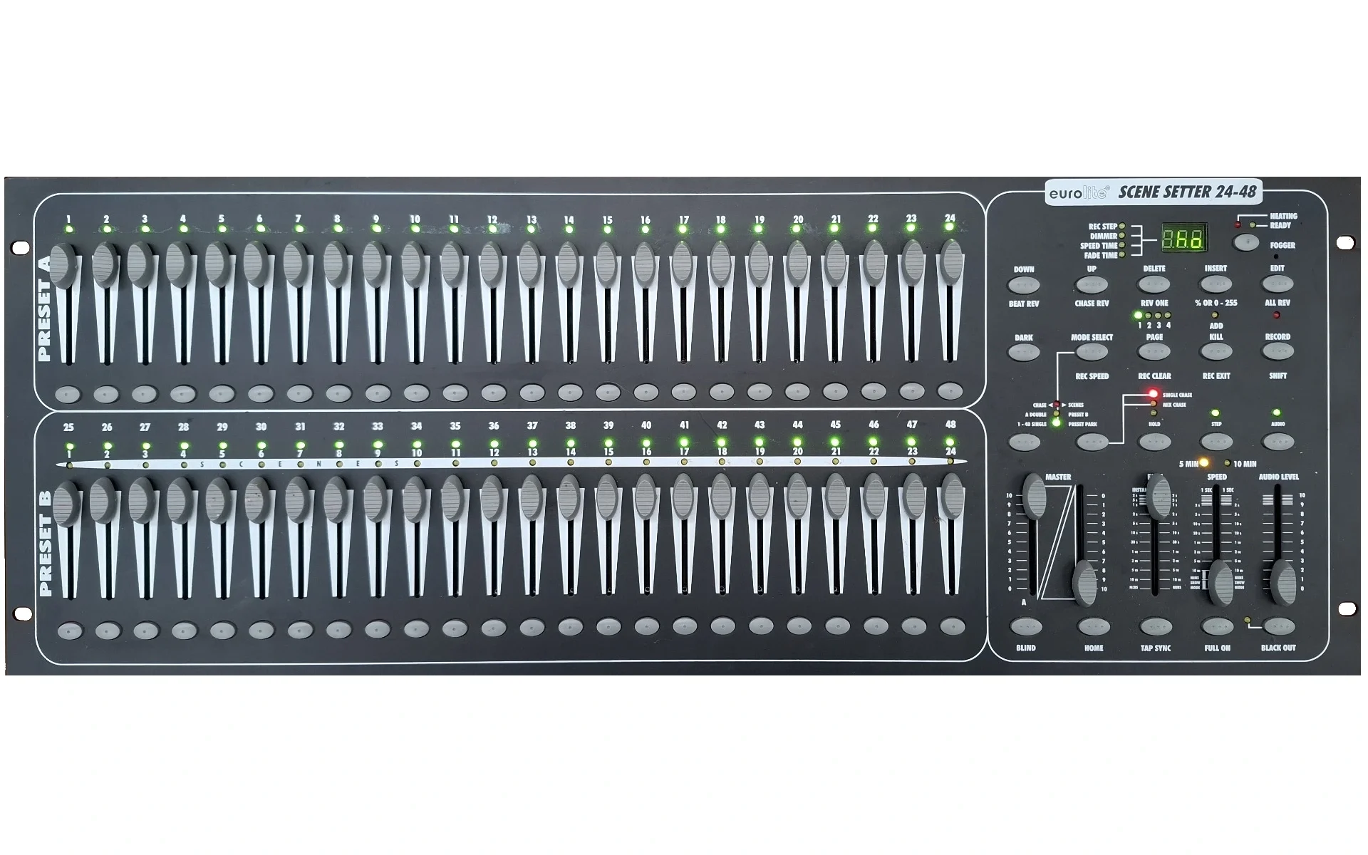 Eurolite DMX Scene Setter 48-kanal DMX Dimmer Kontrol Mikseri 24/48