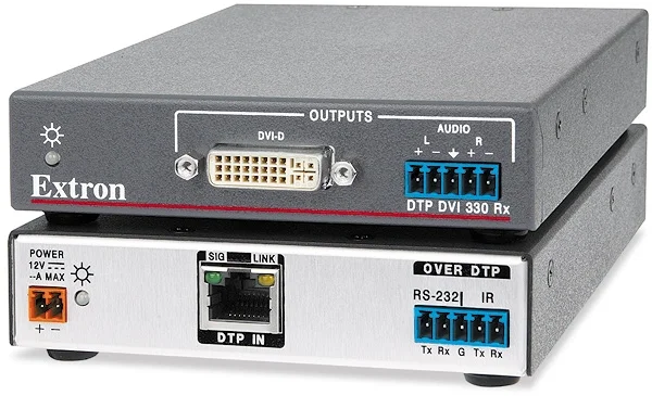 Extron DTP DVI 4K 330 Rx DVI için Uzun Mesafeli DTP Alıcı- 100 Metre Mesafe