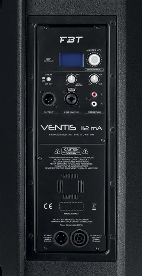 FBT VENTIS 112MA | 12" Aktif Hoparlör 12" 1800W