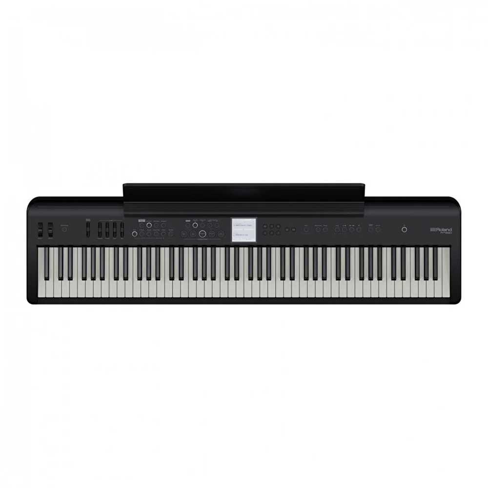 ROLAND FP-E50 Siyah Taşınabilir Dijital Piyano (Stand ve Pedal Ünitesi Dahil)