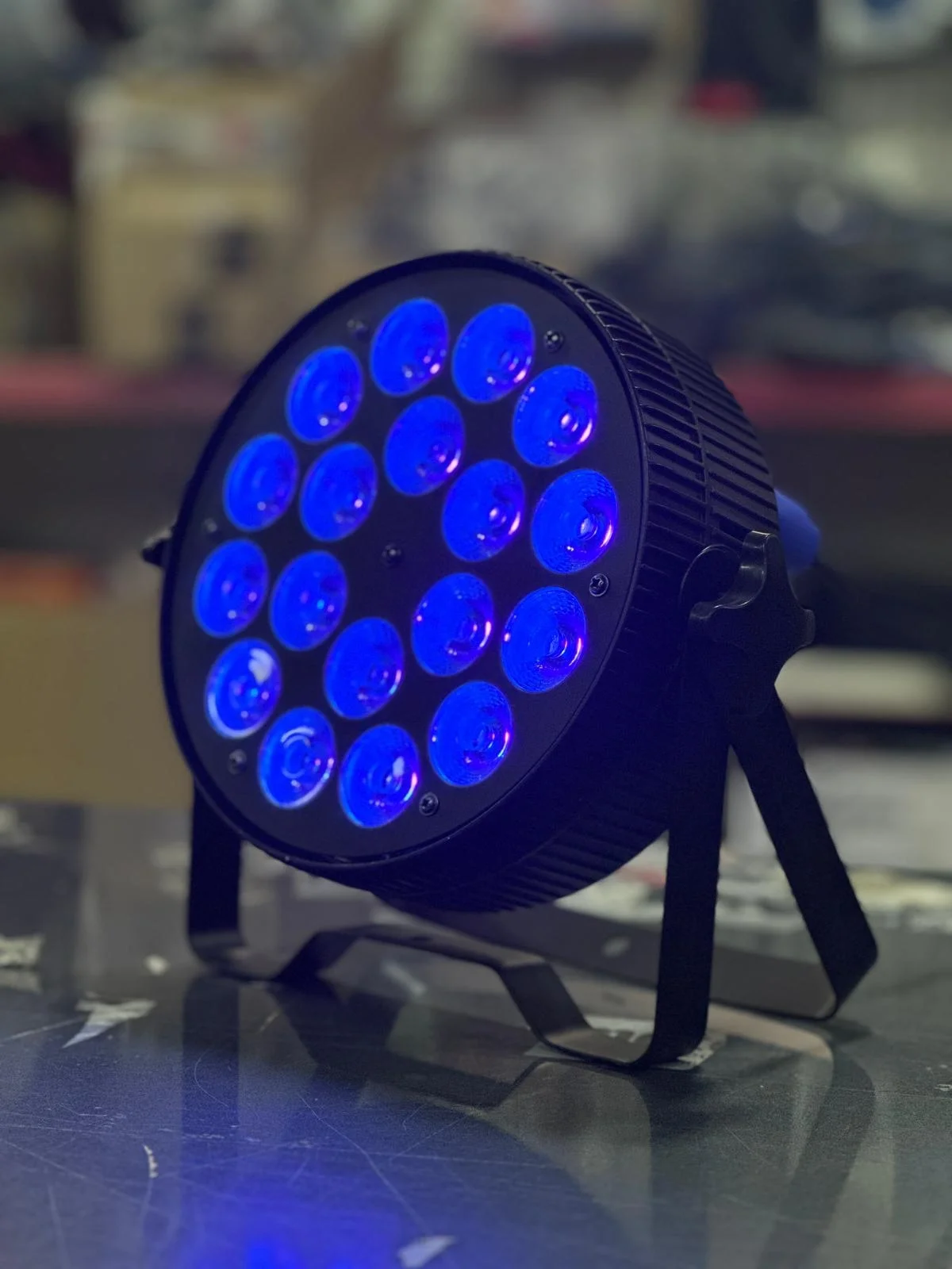 Flash Lighting SLIM PAR Spot 18x12W RGBWAUV 6in1 Led (F7100345)