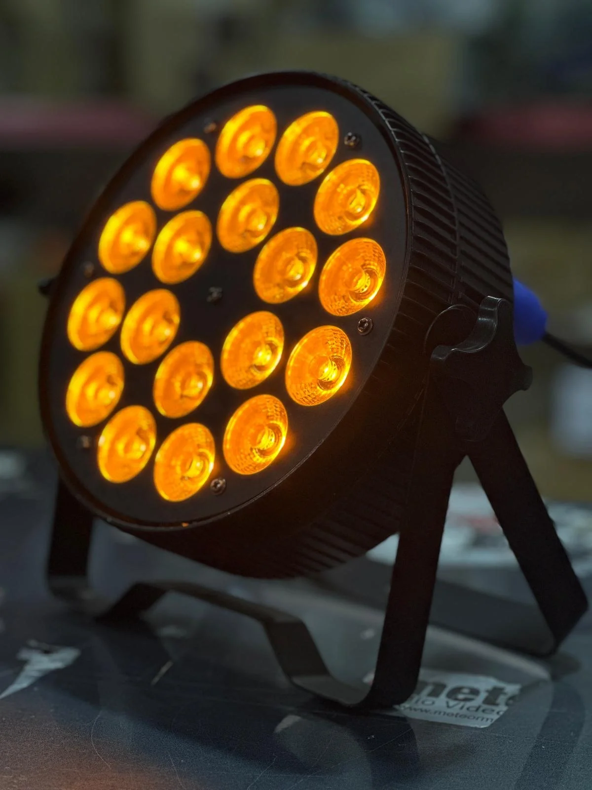 Flash Lighting SLIM PAR Spot 18x12W RGBWAUV 6in1 Led (F7100345)