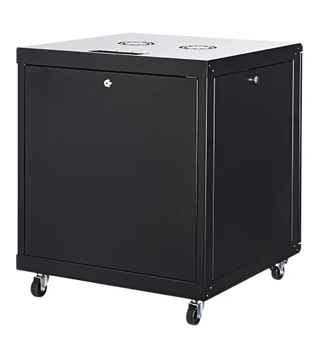 GÜNKO ELGR20U6060BL131 20U Dikili Tip Tekerli Rack Kabinet Siyah 60x60cm