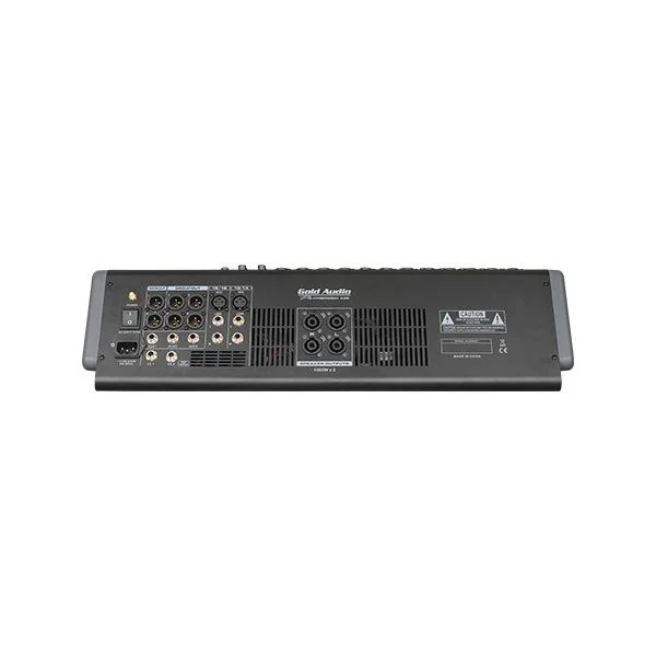 Gold PRO-M 616P 16-kanal Powermixer 2x1000W, Çift Efekt, Bluetooh