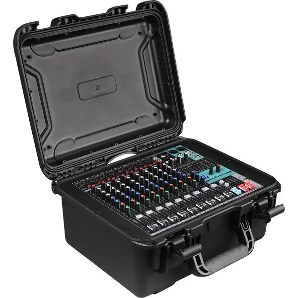 Gold Audio PRO-M 210P | 10-kanal Powermixer | 2x350W, Bluetooh, USB Kayıt, Case ile