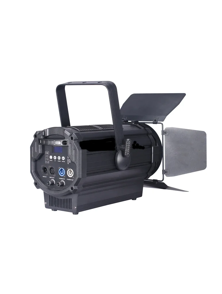 LEDFRES300A RGBW Fresnel Spot 300W, Auto-Zoom (15°-50°)