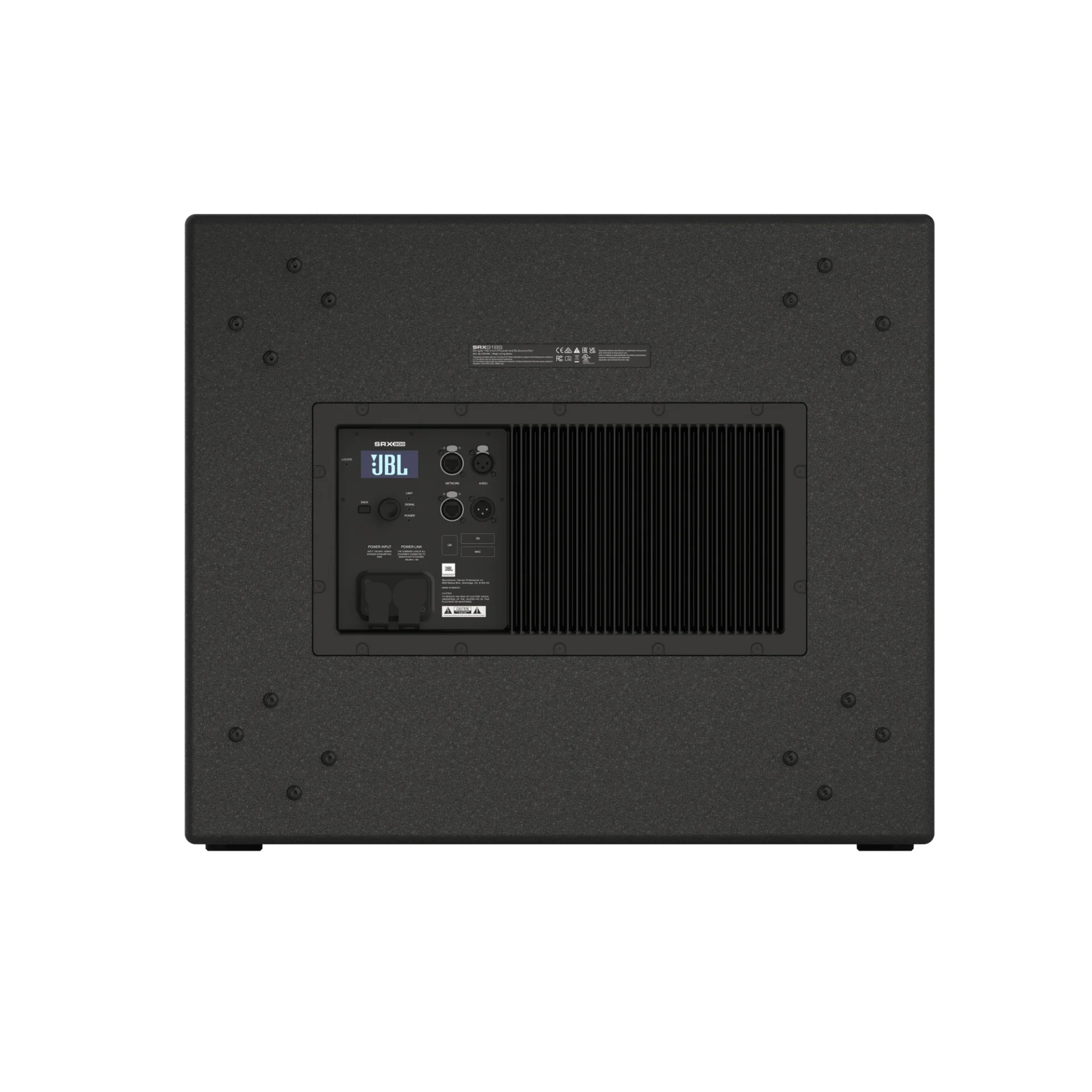JBL SRX918S 18" Aktif Subwoofer, 2500W Peak, 134 dB, Kardioid