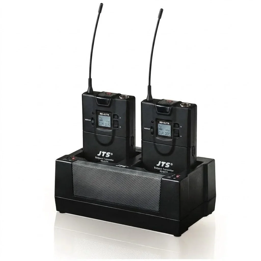 JTS RU-901Du / RU-G3TB + CM-501 Çift Yaka Şarjlı Kablosuz Mikrofon Seti