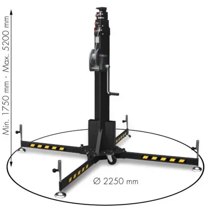 KAVA KV-01 Work Ayak 5.5mt 500kg Truss Lifti