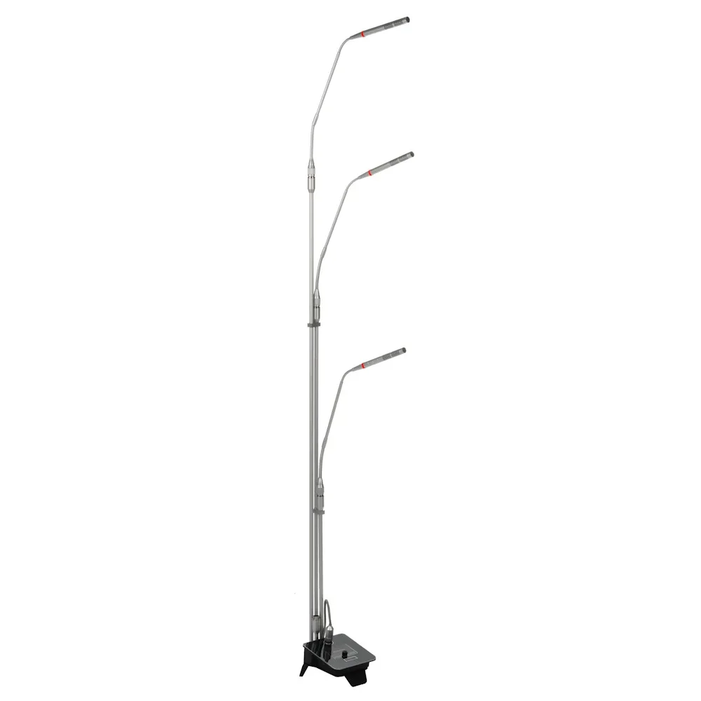 K.Meister KGM-316 3'lü Işıklı Sehpalı Mikrofon