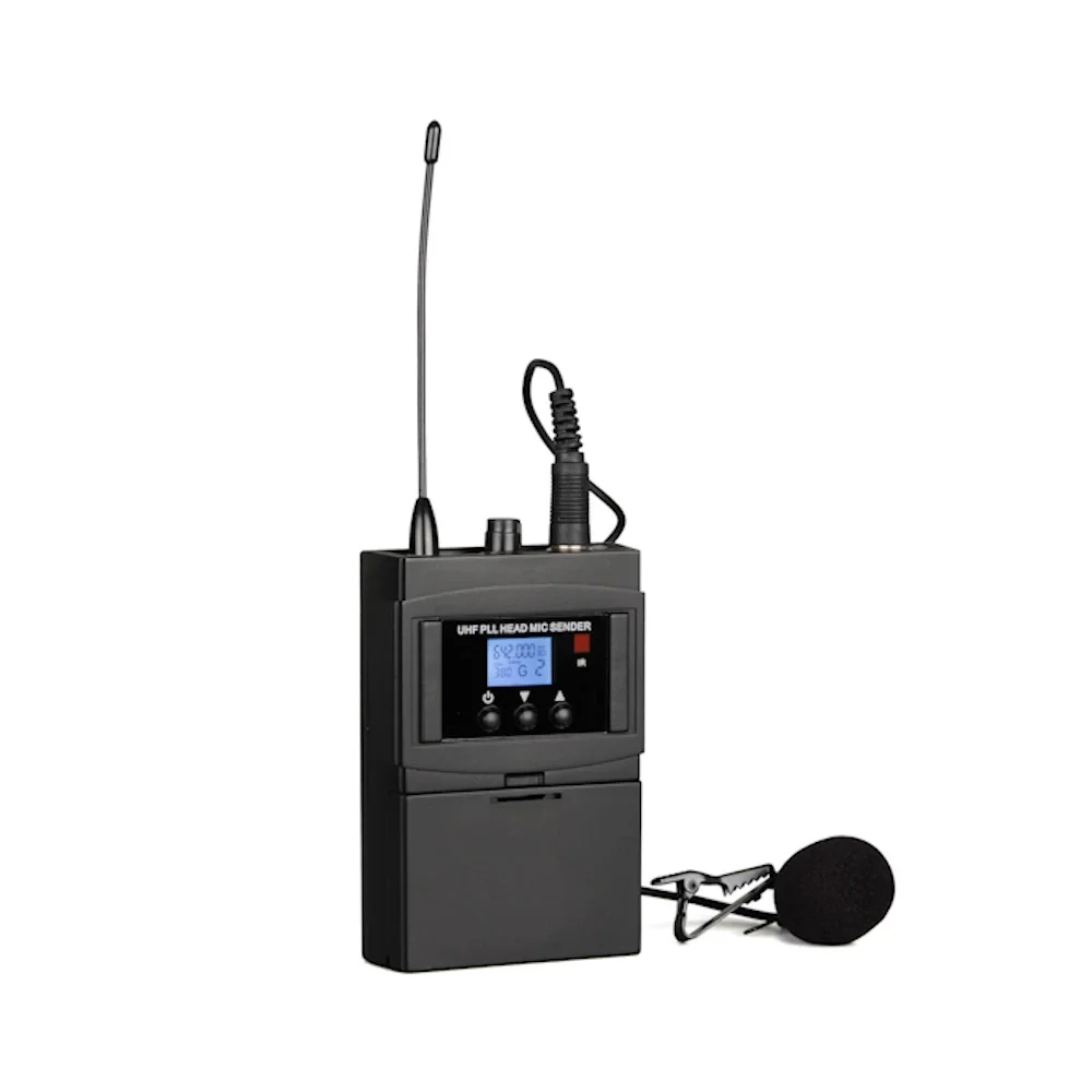 K.Meister UW-102EY EL+YAKA Kablosuz Mikrofon Seti, 200 Kanal | Anti-Feedback
