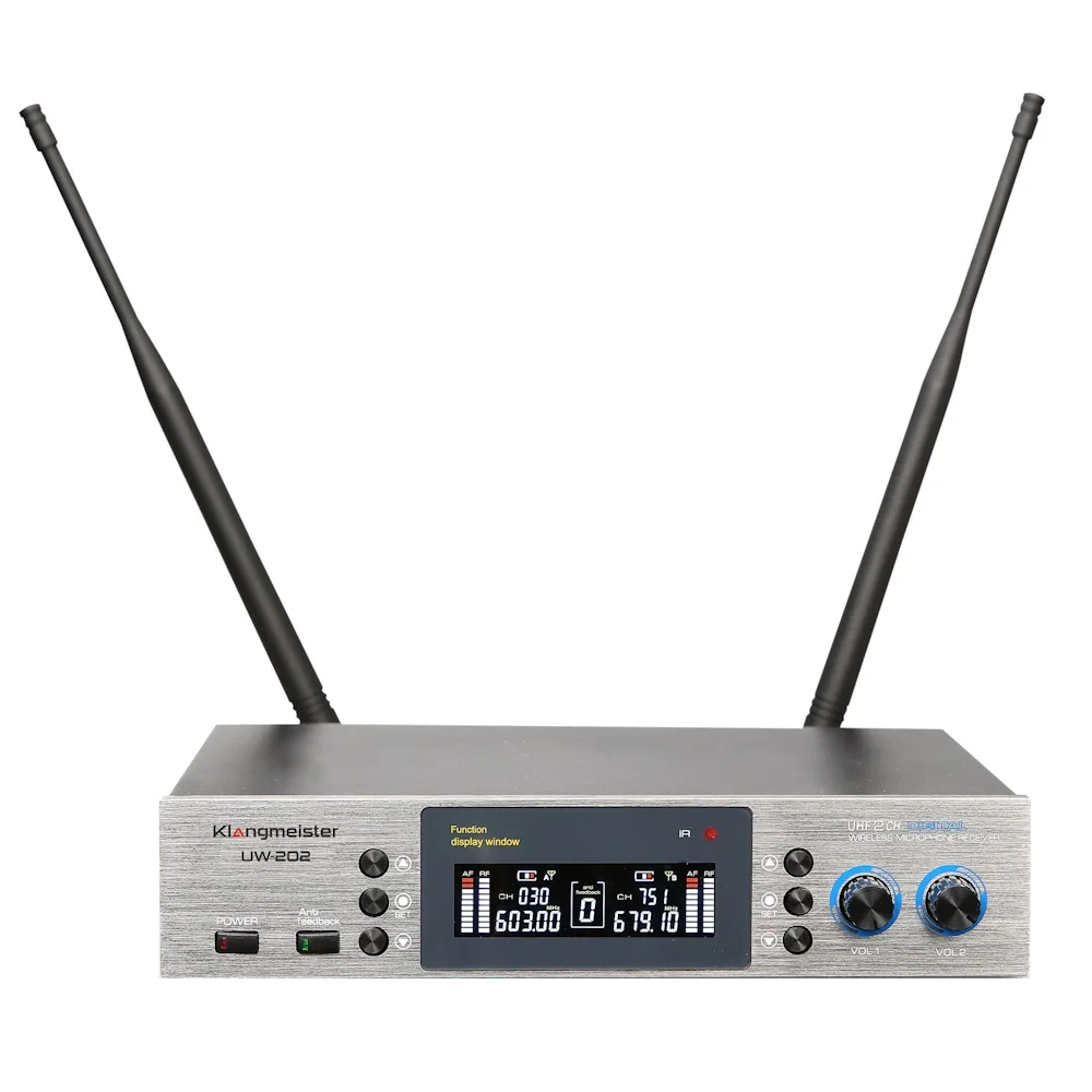 K.Meister UW-202EY El + Yaka UHF Kablosuz Mikrofon Seti