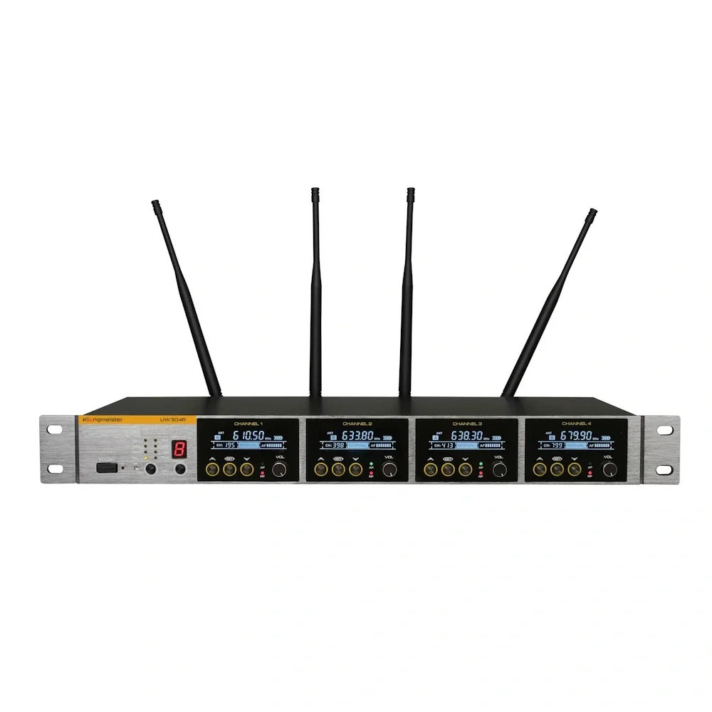 K.Meister UW-304R UHF 4 Kanal Telsiz Alıcı