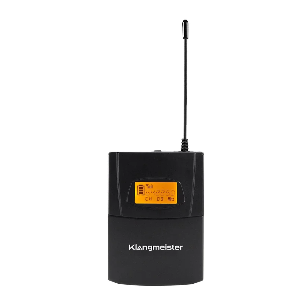 K.Meister UW-4020 EL + Yaka + Headset Full Size Kablosuz Mikrofon Seti, uzun mesafe