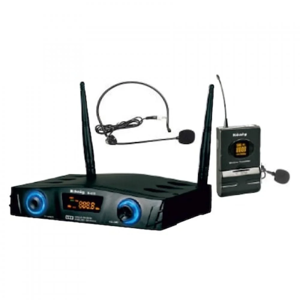 König K-311 Yaka + Headset Tek Kanal Mikrofon Seti