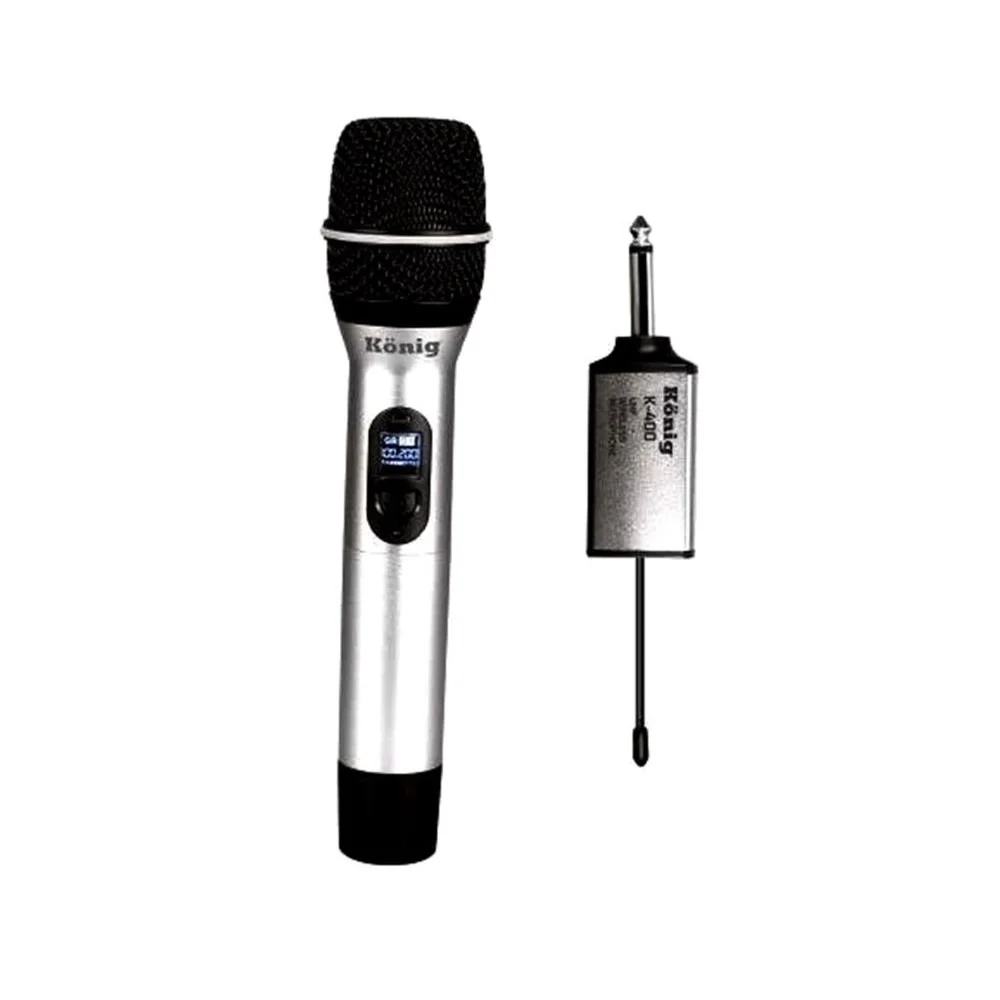 König K-400 EL Tekli UHF Kablosuz Mikrofon Seti