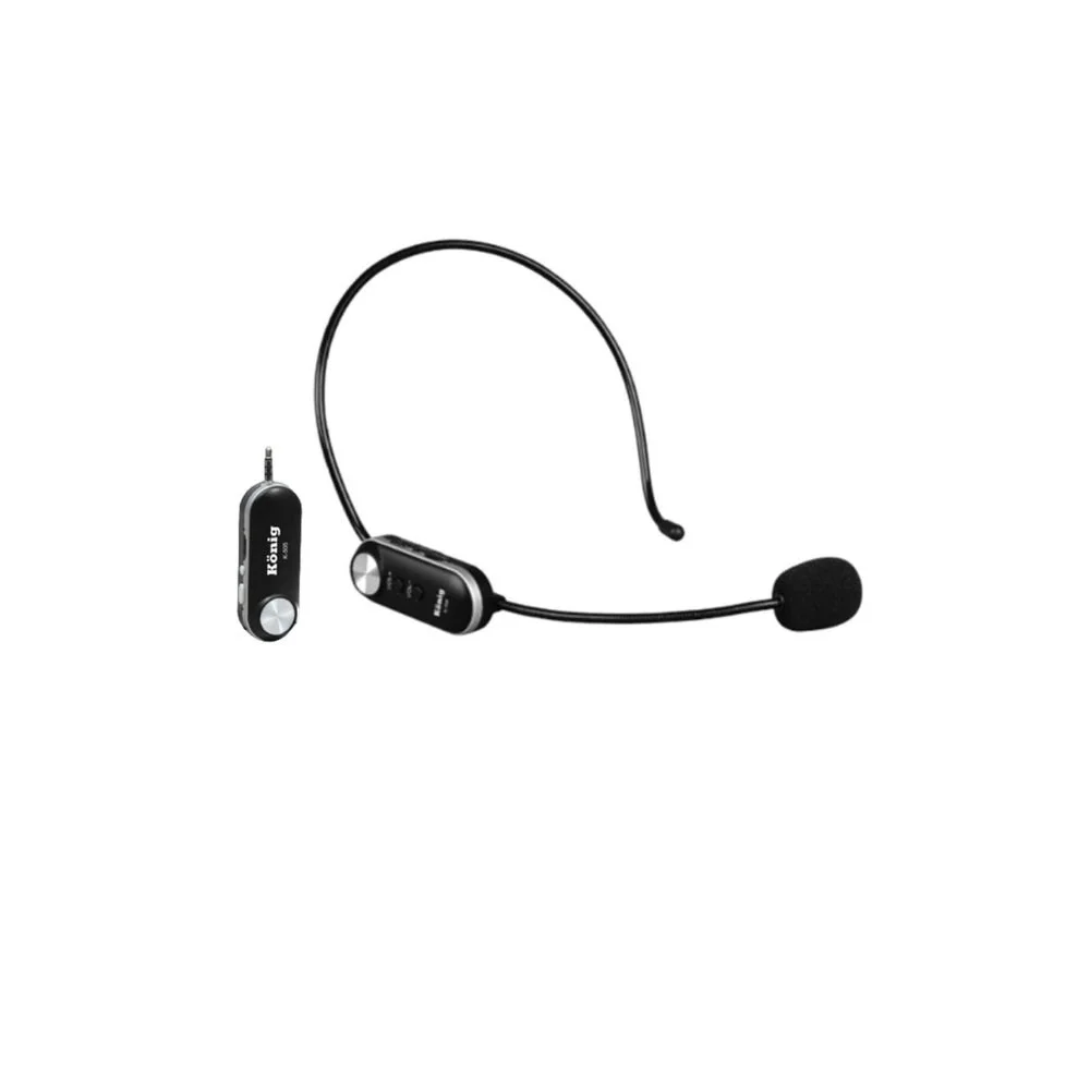 König K-503 Tekli Headset Kablosuz Mikrofon Seti