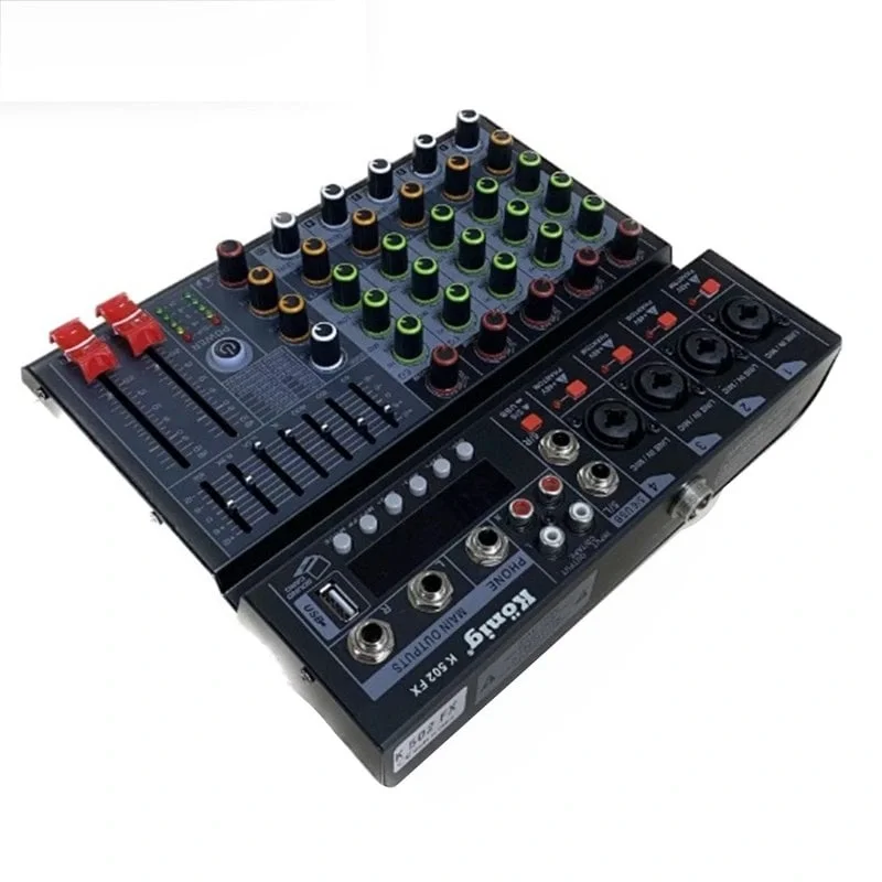 König K-502 FX 6-kanal Mixer Usb/Mp3/Bluetooth