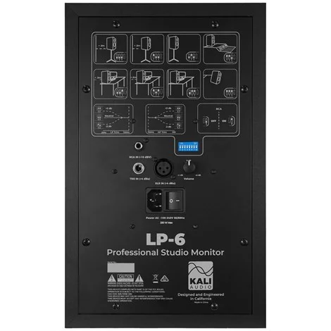 Kali Audio LP-6 6" Aktif Stüdyo Monitörü (Tek/Siyah)