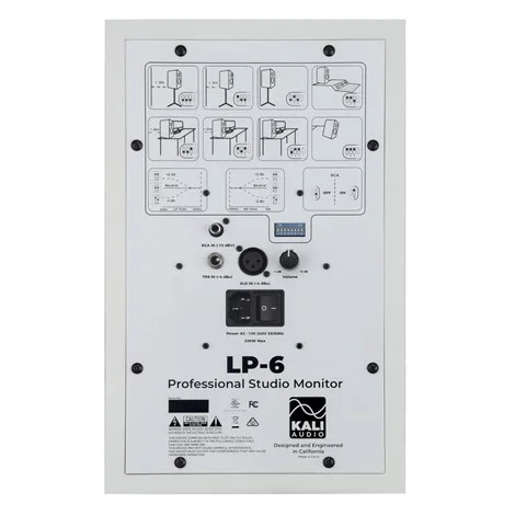 Kali Audio LP-6W 6" Aktif Stüdyo Monitörü (Tek/Beyaz)