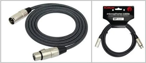 Kirlin Mp-470-6M 6 metre Hazır Mikrofon Kablosu XLR Erkek To XLR Dişi