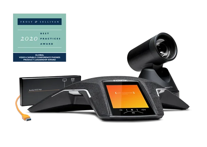 Konftel C50800 Hybrid PTZ Kameralı Video Konferans Sistemi, Büyük toplantılar için, 1080p görüntü, 72.5° görüntü açısı, 20+ katılımcı desteği