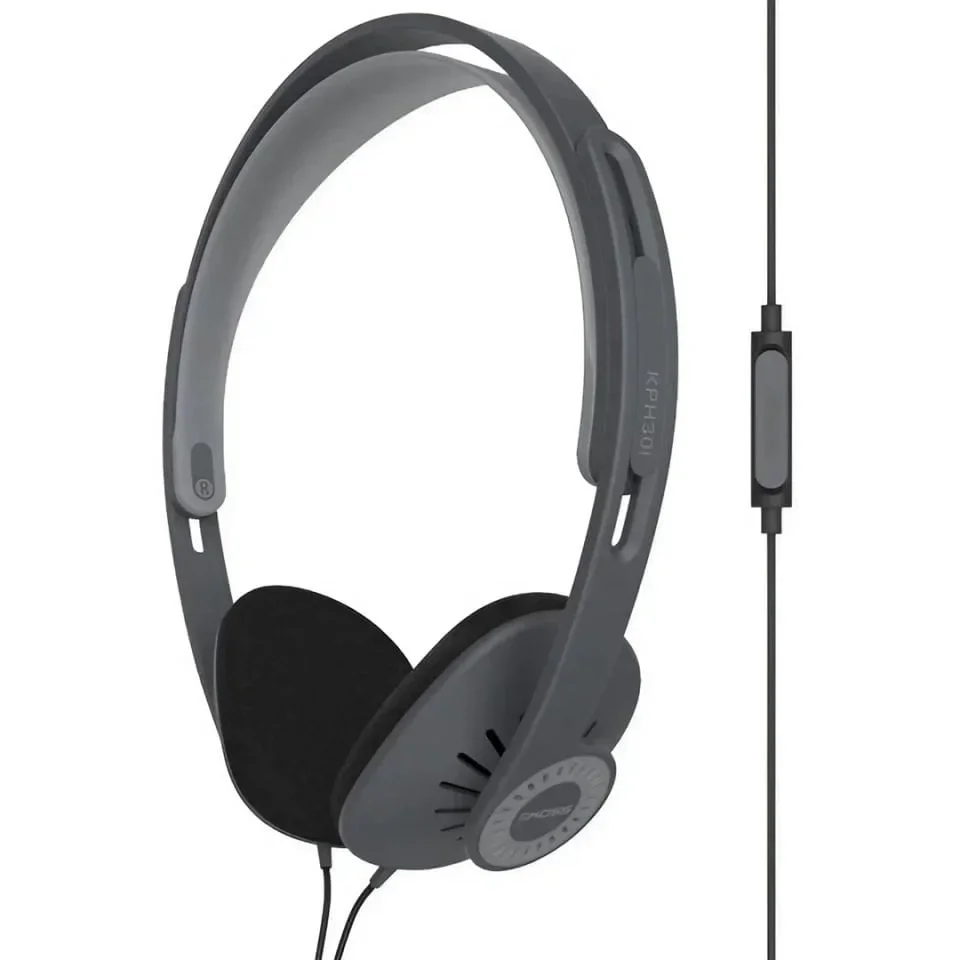 KOSS KPH30i Black | Kablolu Kulak Üstü / Over Ear Kulaklık w/mic