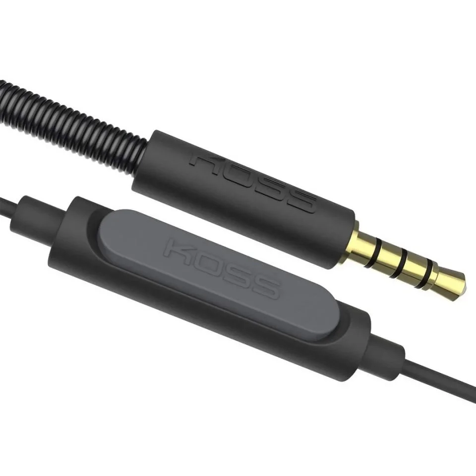 KOSS KPH30i Black | Kablolu Kulak Üstü / Over Ear Kulaklık w/mic