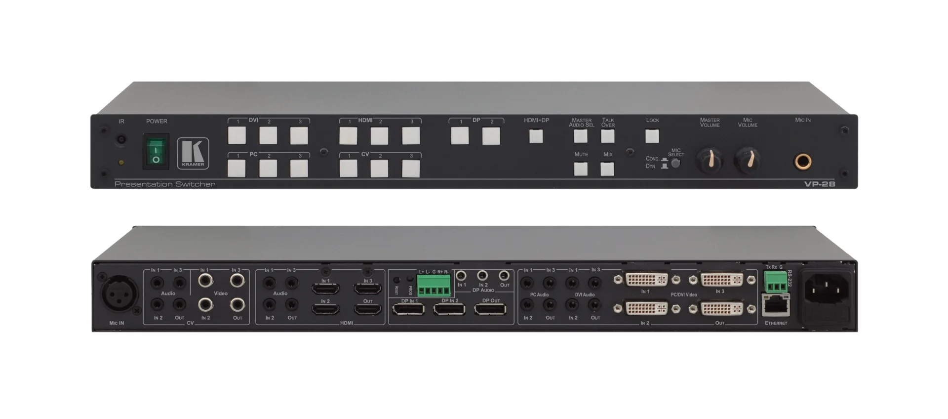 Kramer VP-28 Multi-Format Presentation Matrix Switcher , 14 input (Legacy)