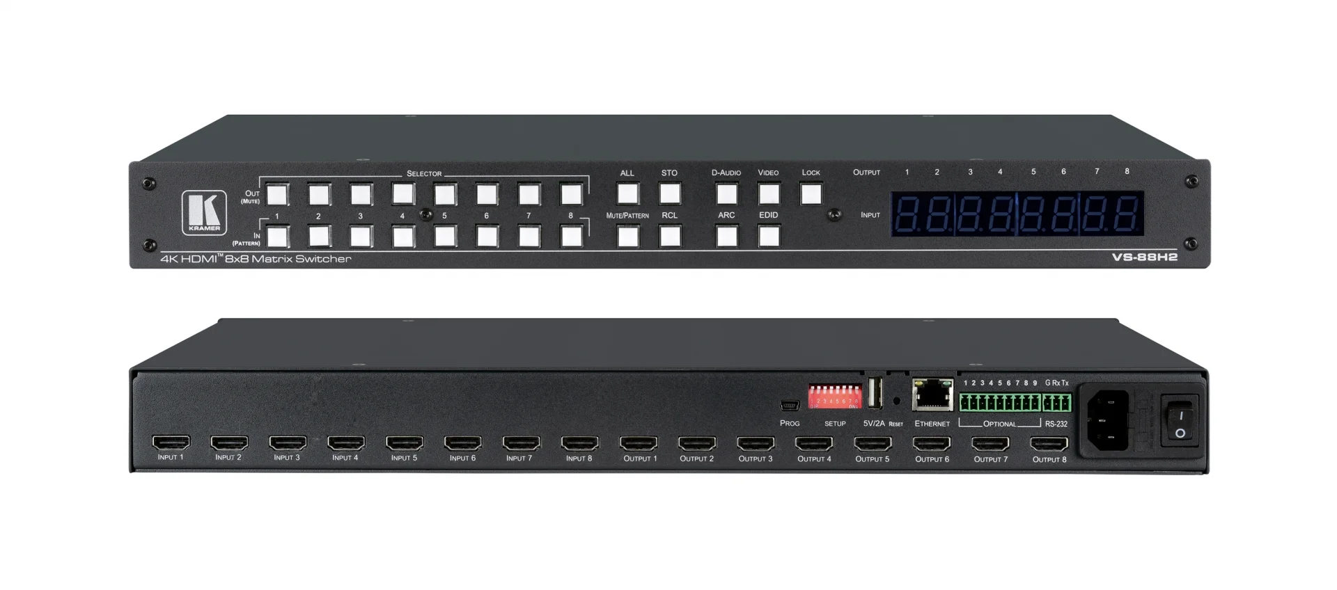 Kramer VS-88H2 8x8 4K60 HDMI Matrix Switcher
