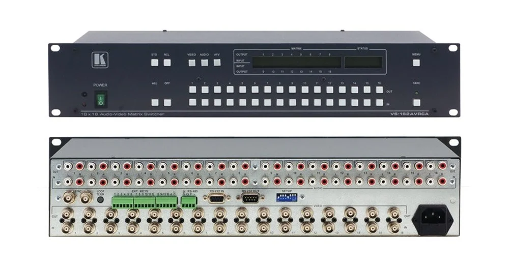 Kramer Vs-162Av 16X16 A/V Matrix Switcher 16Cv