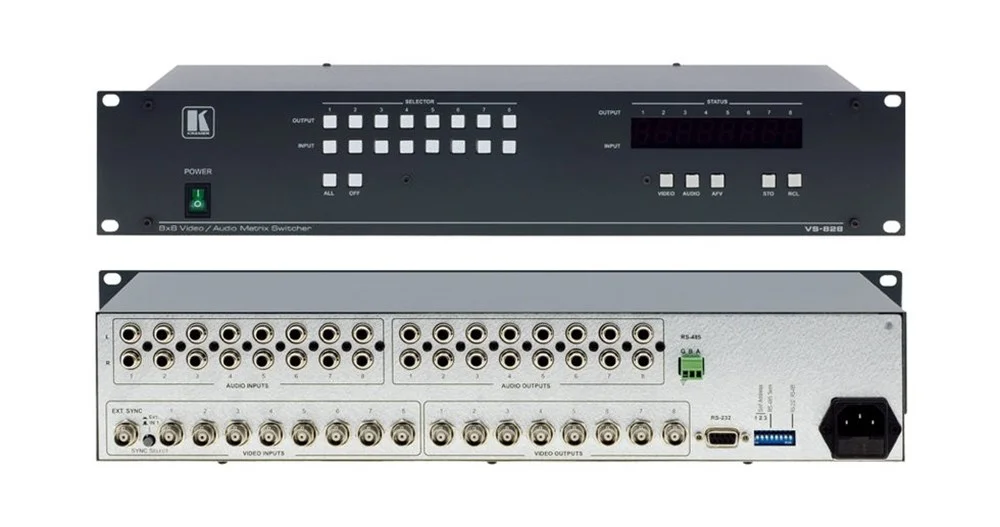 Kramer Vs828 8X8 Compozit A/V Matrix Switcher